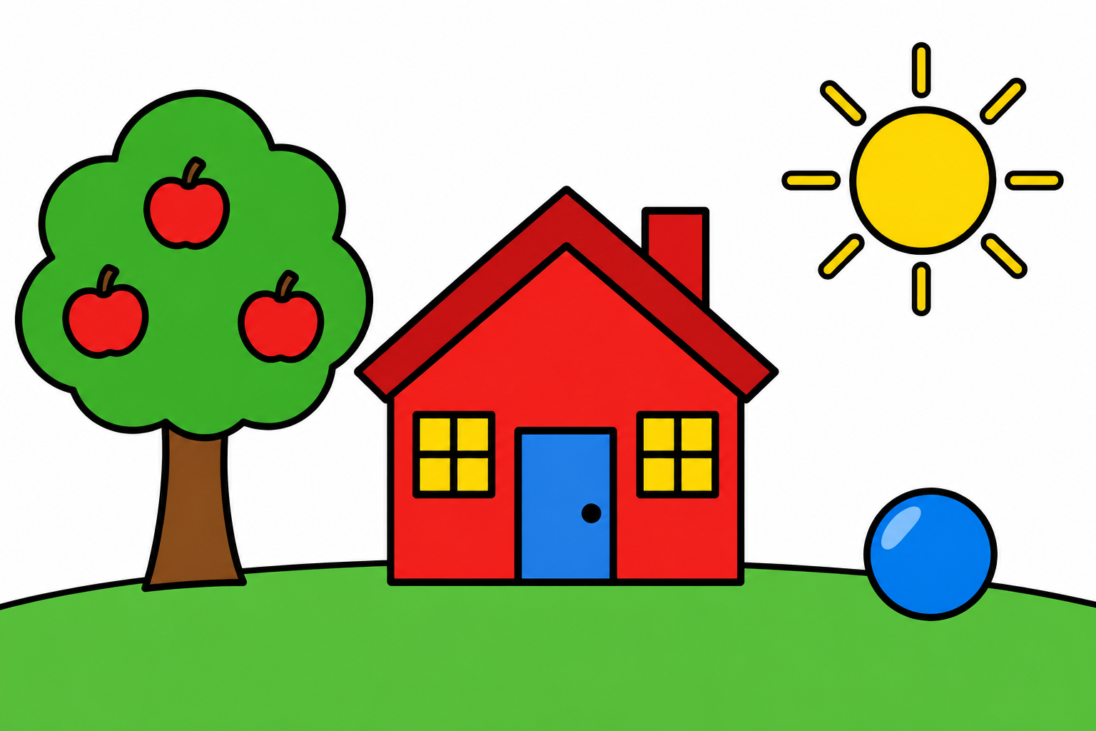Original garden scene